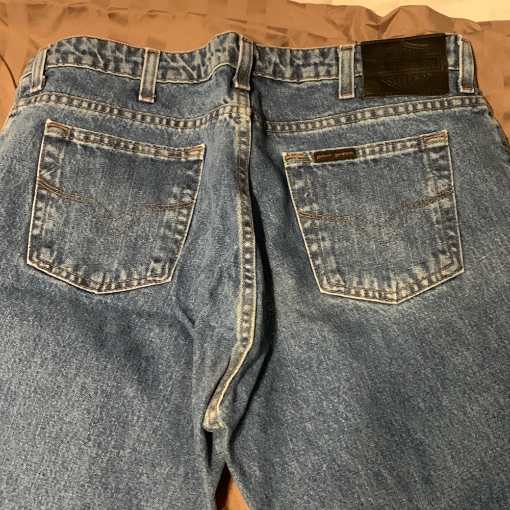 Harley Davidson jeans. Worn once size 14